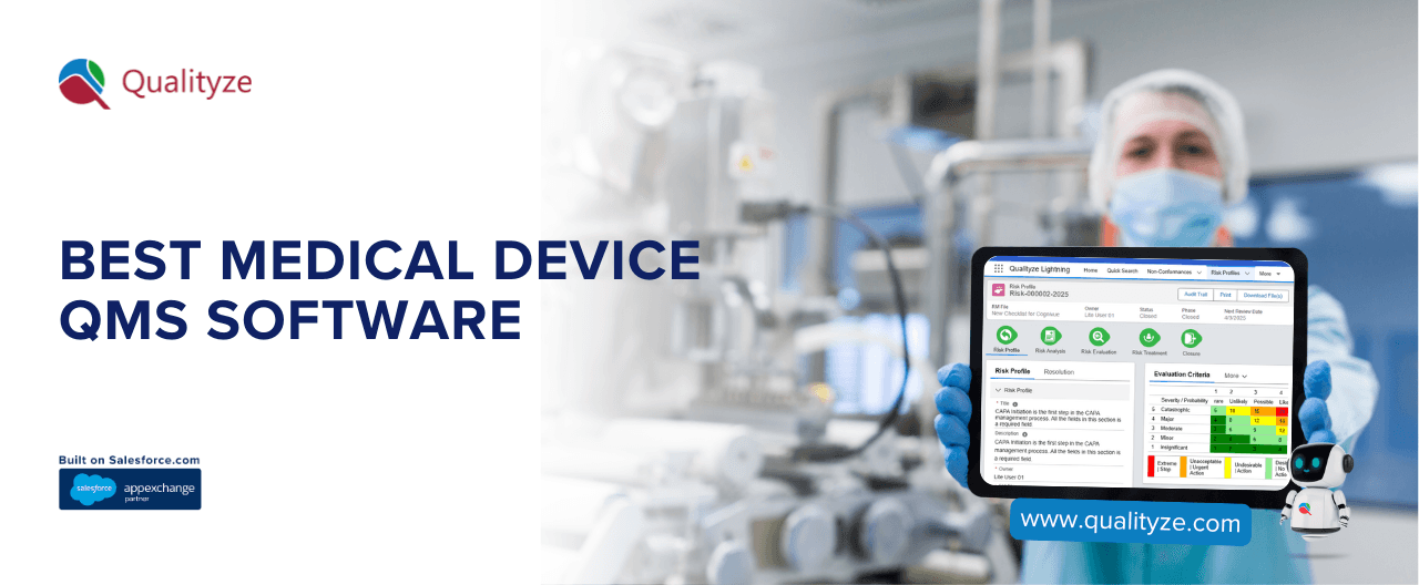 Best Medical Device Quality Management System (QMS) Software